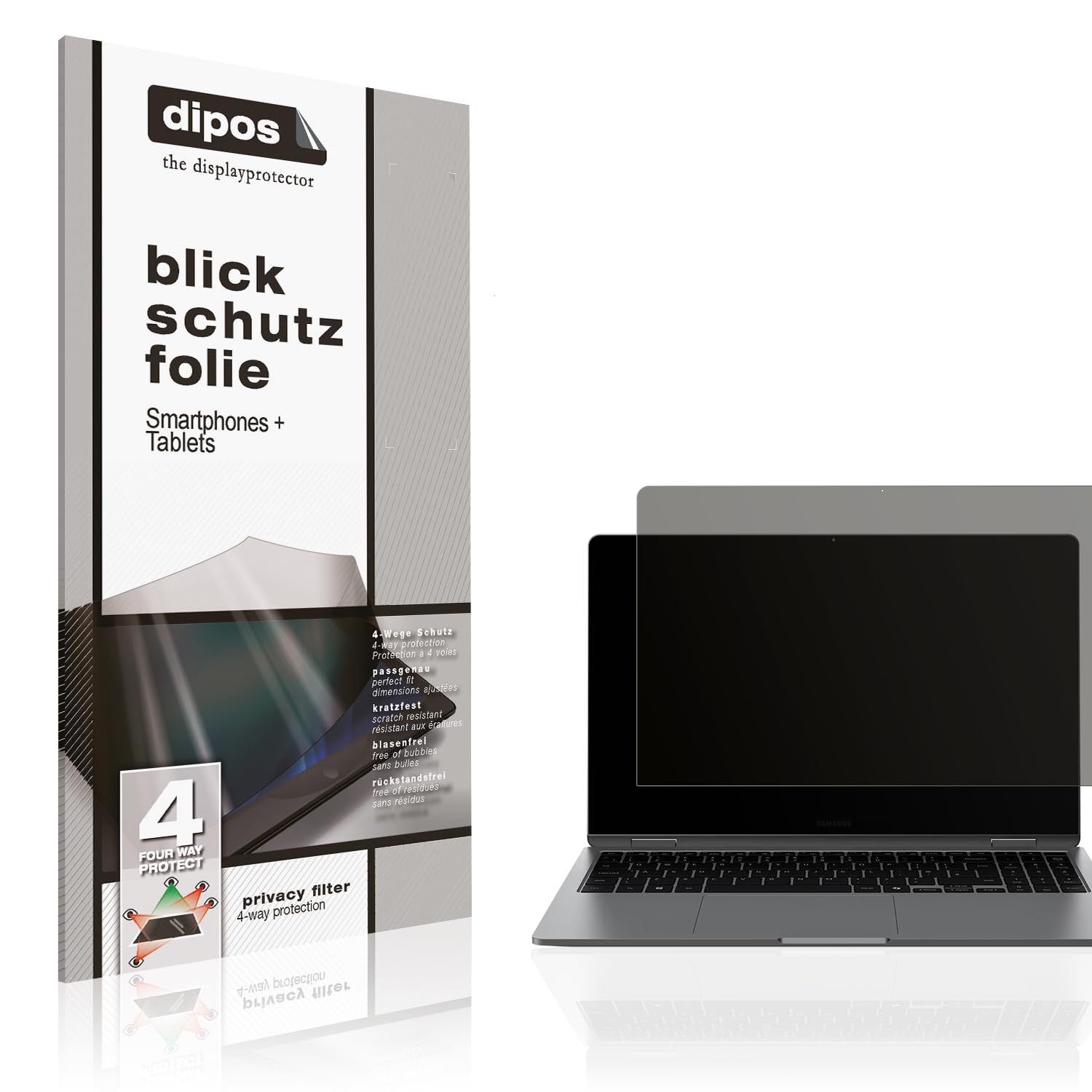 dipos Protection écran anti-espion pour Samsung Galaxy Book5 Pro 14 Zoll