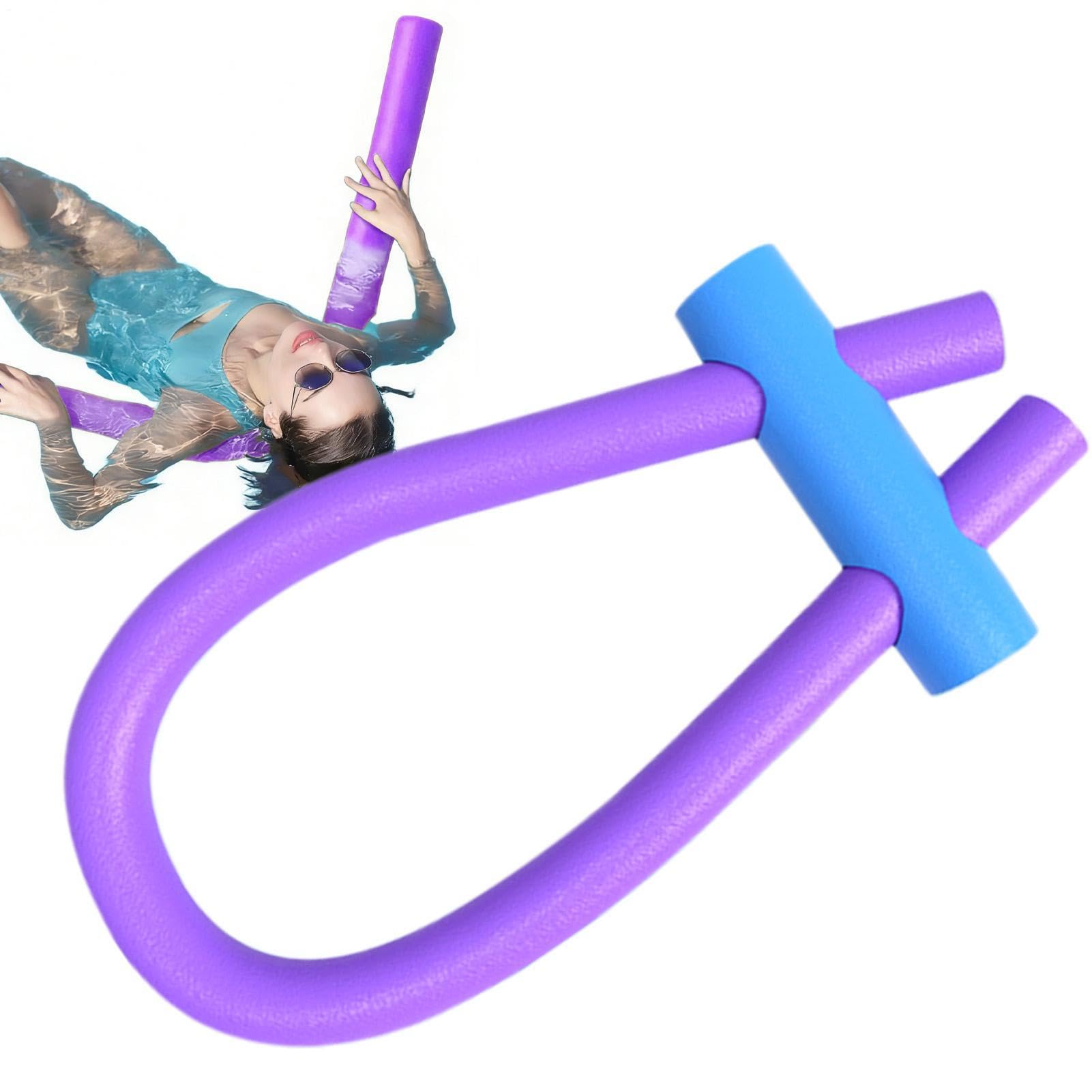 Pool Noodles Foam – galleggiante per noodle da piscina, tubi gonfiabili in morbida schiuma multiuso con connettore, noodles per piscine, connettori per noodle per sport, fitness, allenamento