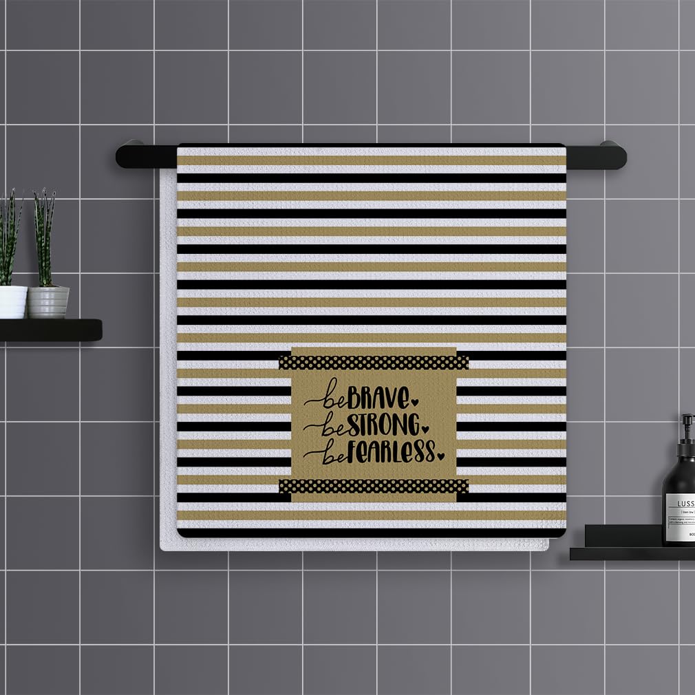 Trapos Cocina Impresión Amarilla Mostaza Paños de Cocina Suaves y Absorbentes Paños Cocina Reutilizables Trapos de Cocina para Secar Toallas Lavable Toallas de Barra Juego de 4 (40x60cm)