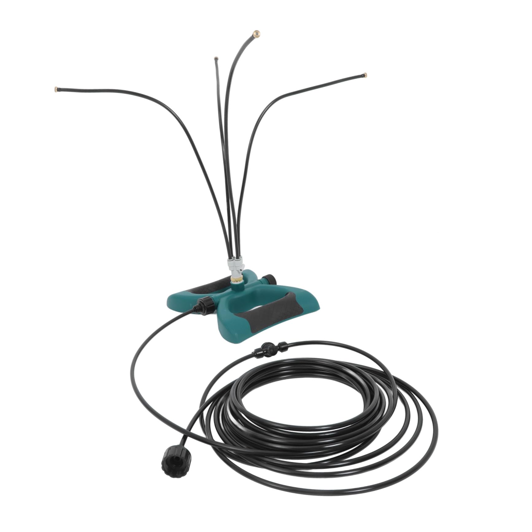 Outanaya Système de Brumisation Extérieur Haute Efficacité pour Terrasse et Jardin Design Autonome, Compatible Tuyau 3/4 Pouce Norme UE en Abs et PP