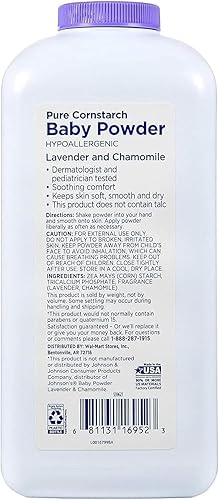 Miniatura 3 de Pure Cornstarch Baby Powder with Lavender and Chamomile (2 Pack)