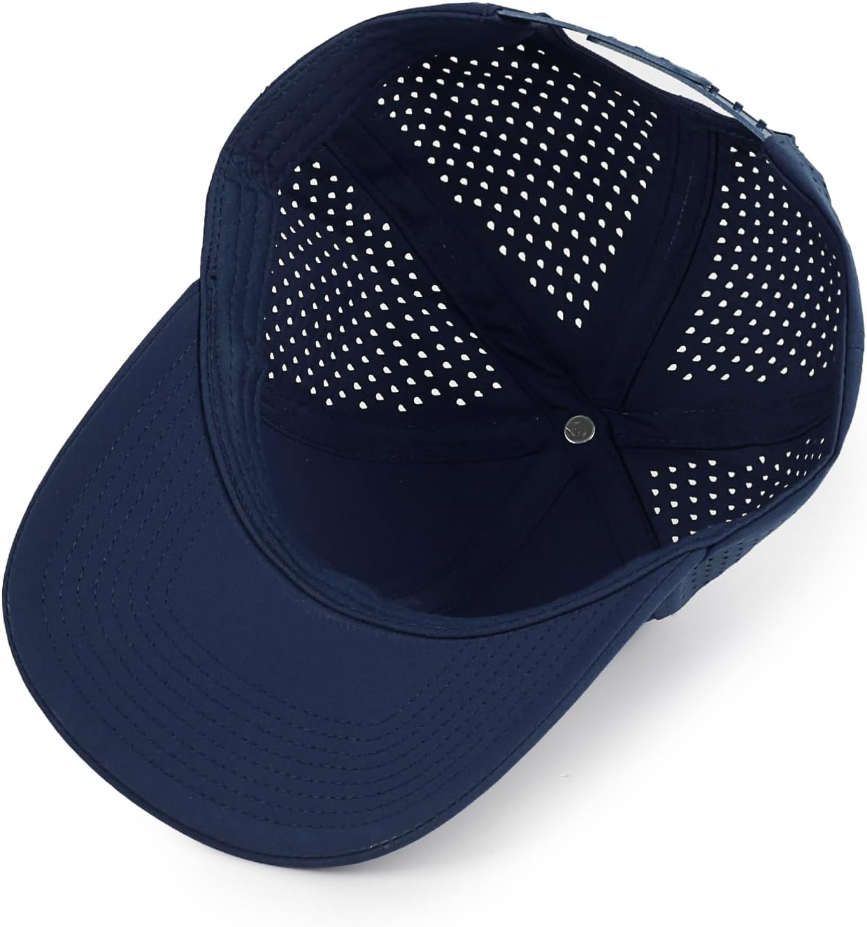 Quick Dry Baseball Cap Curved Brim Snapback Hat Laser Cut Mesh Ball Cap Golf Ball Cap for Men Women - Image 2