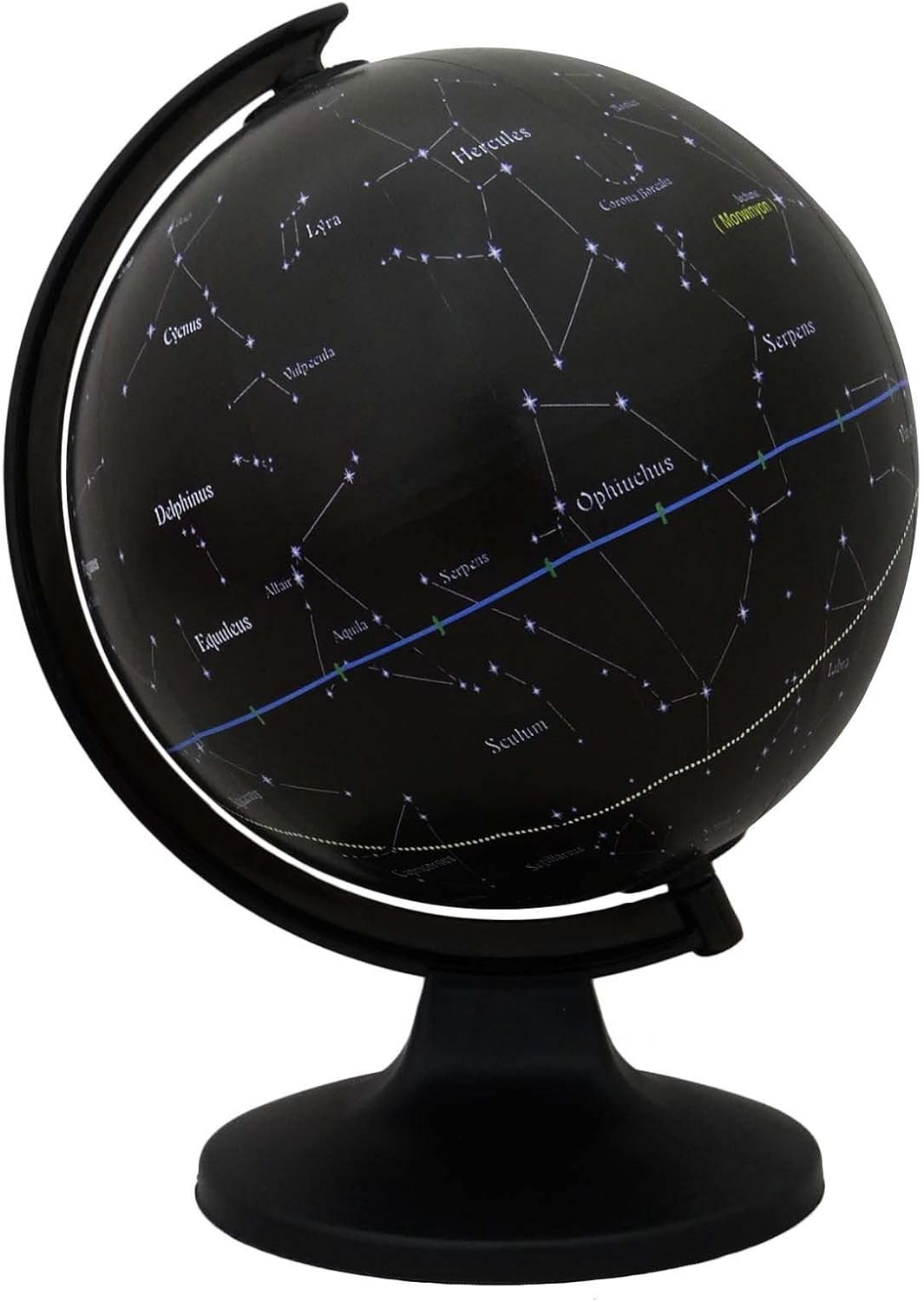 Uniworld Décorative Desktop Rotating Globe Constellation Stars Globes Table Décor 11.3"