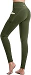 CAMBIVO Leggings haute taille pour les femmes, pantalons de yoga avec des poches pour femmes Tummy Control non voir par entraînement leggings