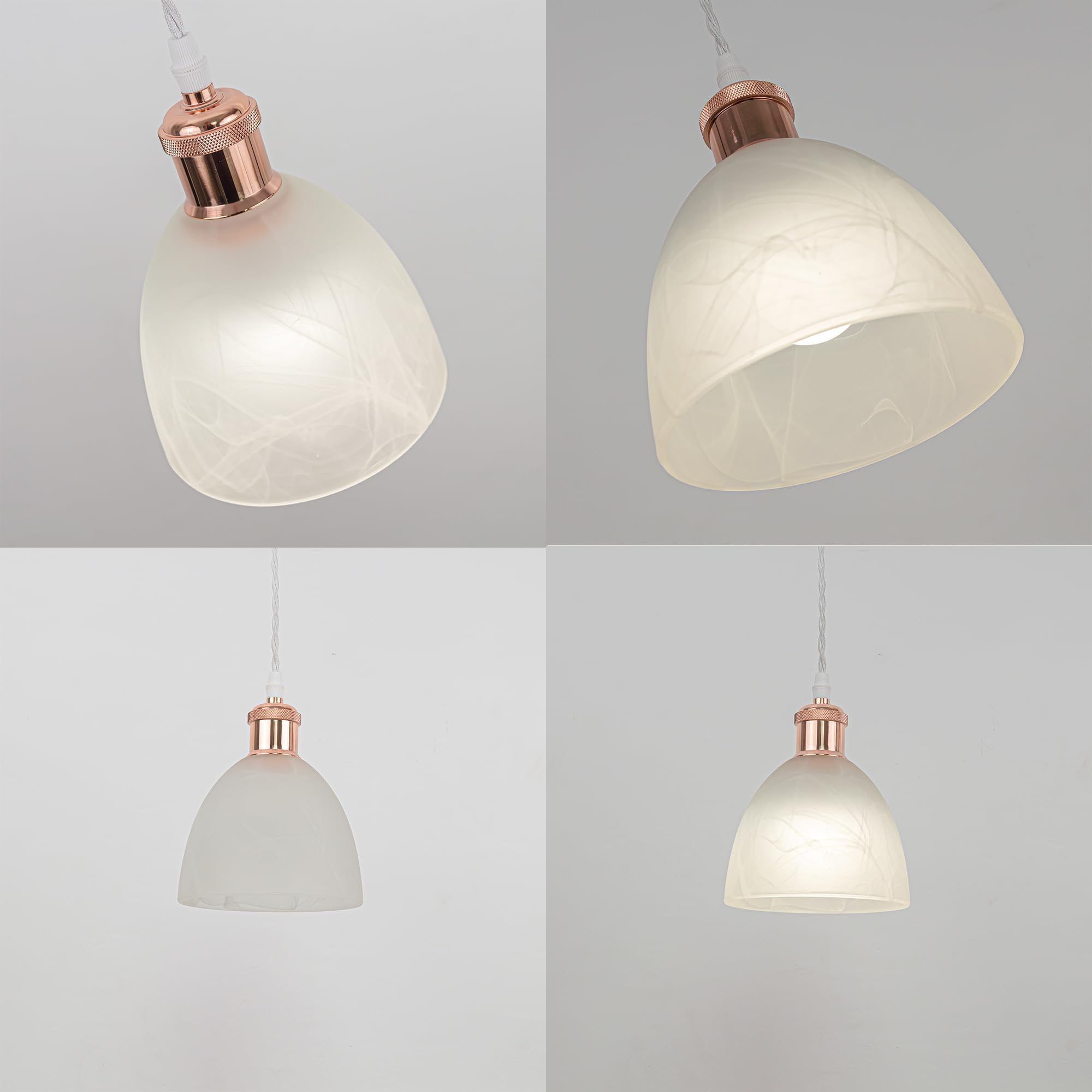 Plafoniera con sensore di movimento interno, moderna lampada da soffitto in vetro smerigliato, sensore di movimento radar con cavo da 4,5 m e portalampada E27, per corridoio, bagno, scale,