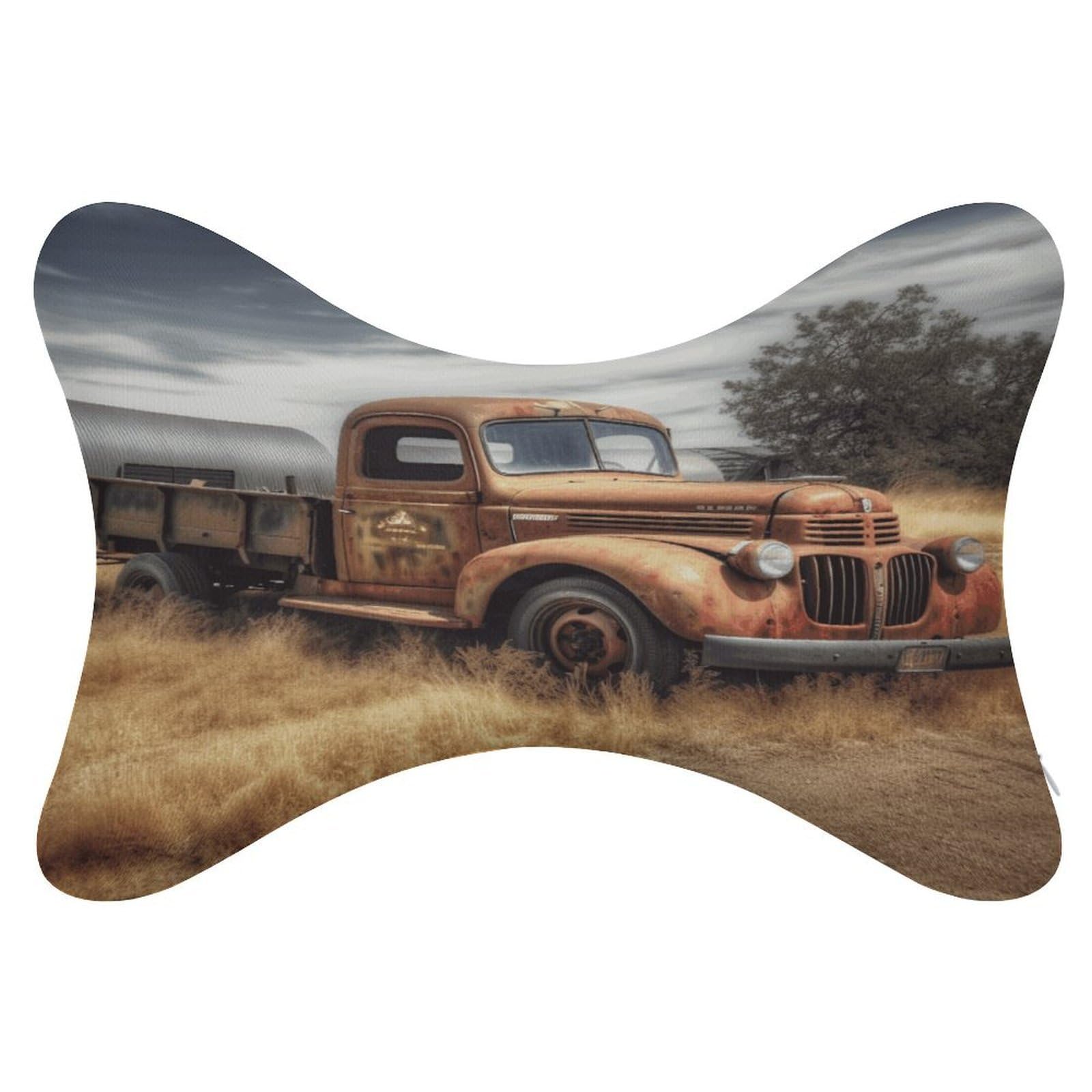 VstaDank - Car Neck Pillow Set of 2, Ergonomic Removable Neck Support Pillows, Comfortable Bone Shaped Pillows, Soft Car Headrest Pillow, for