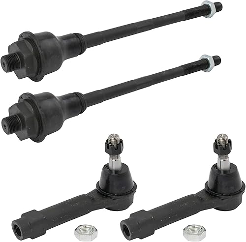 Miniatura 166 de TRQ Juego de varillas de acoplamiento delanteras interiores y exteriores, 4 piezas, compatibles con Toyota C-HR 2018-2021