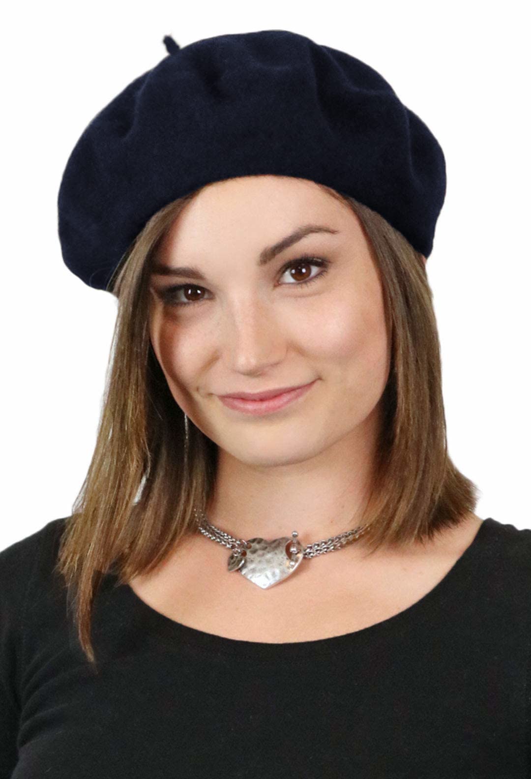 Van Der Rich ® - Béret Basque (100% Laine) avec Doublure - Femme/Homme