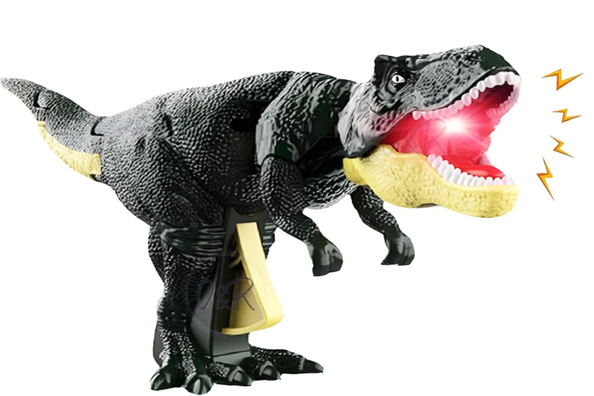 O&R® Dinosaur Toys - The T-Rex Dinosaur Toy with Biting Roaring Function, Simulation Sound Effect Will Shake Head Swing Tail (Color As per Stock) (B0D48YWCL2) Amazon Price History, Amazon Price Tracker