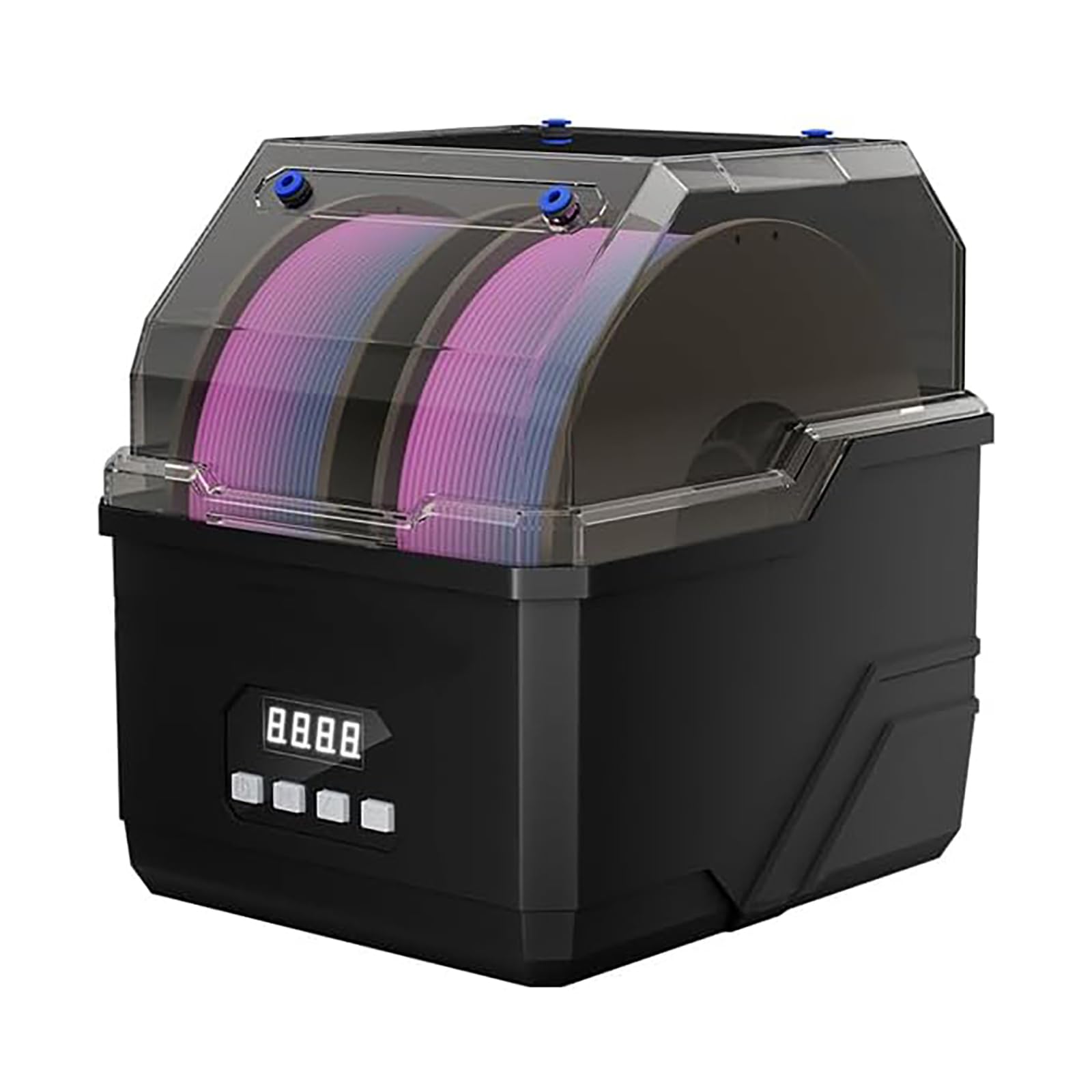 3d-druck-filament-trocknerbox, 3d-filament-aufbewahrungs-dehydrator Mit Doppelspule, Einstellbare Temperatur 40℃-60℃, Echtzeitüberwachung, Schnelles Trocknen Und Feuchtigkeitsfrei, Kompatibel