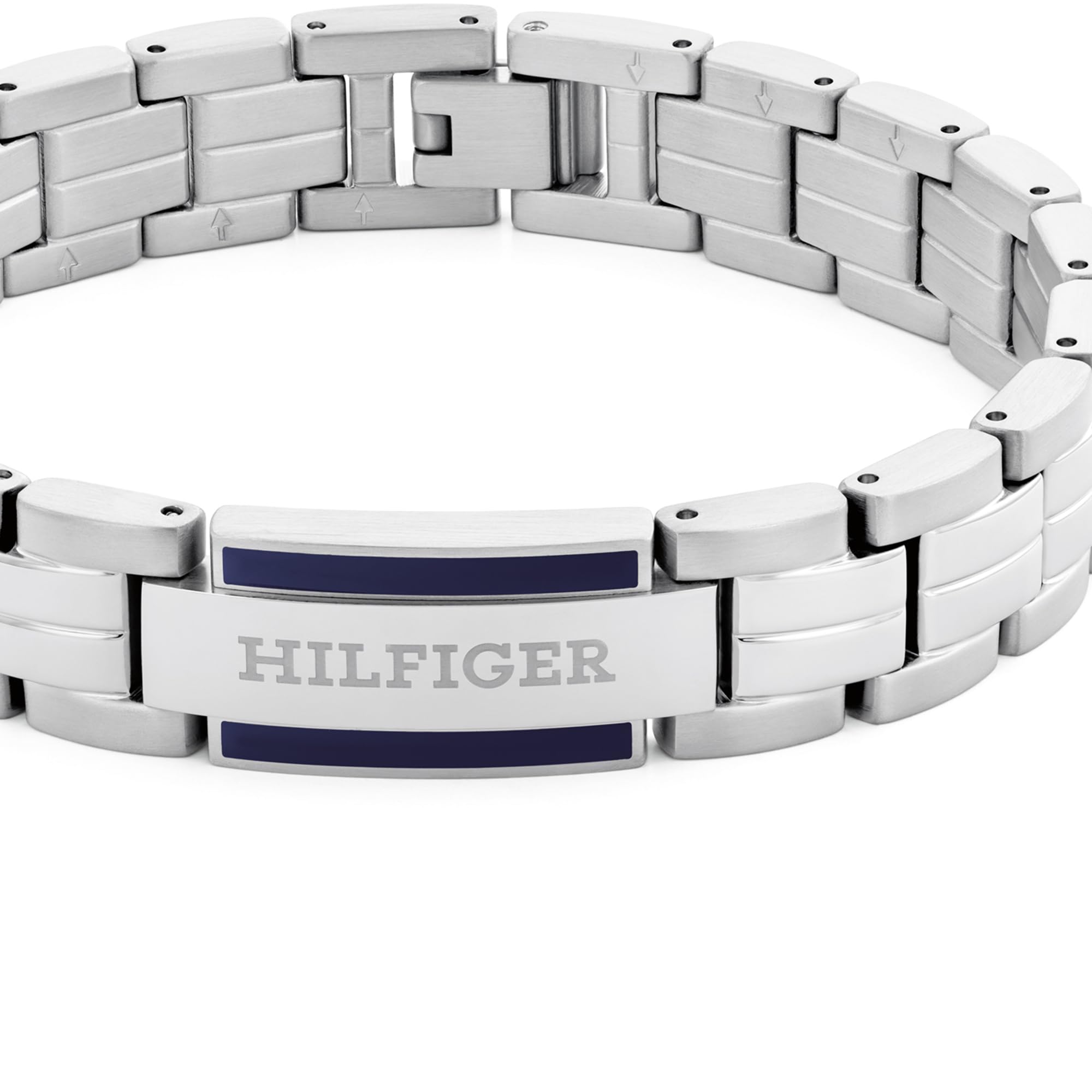 Tommy Hilfiger Biżuteria męska bransoletka ogniwowa ze stali nierdzewnej i żółtego złota, Jeden rozmiar, Stal nierdzewna, Bez kamieni szlachetnych