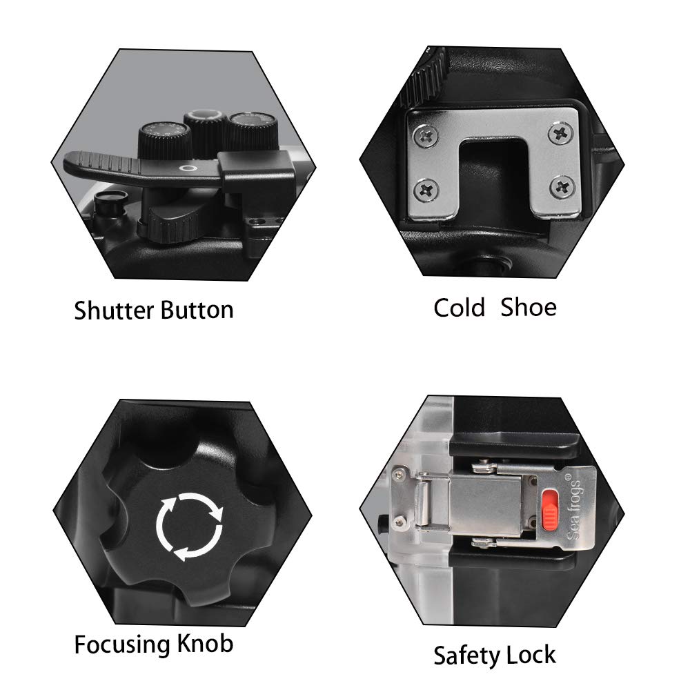 Amazon.com : Seafrogs for Fujifilm X-T30 16-55mm Lens 40m/130ft