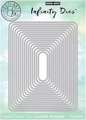 Vista 16 de Hero Arts DI337 Infinity Dies, anidación ovalada infinita Nesting Oval