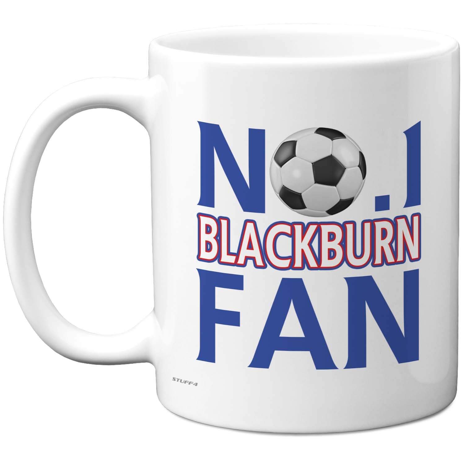Stuff4 Novelty Mug for Blackburn Fans, No. 1 Blackburn Fan — image 1