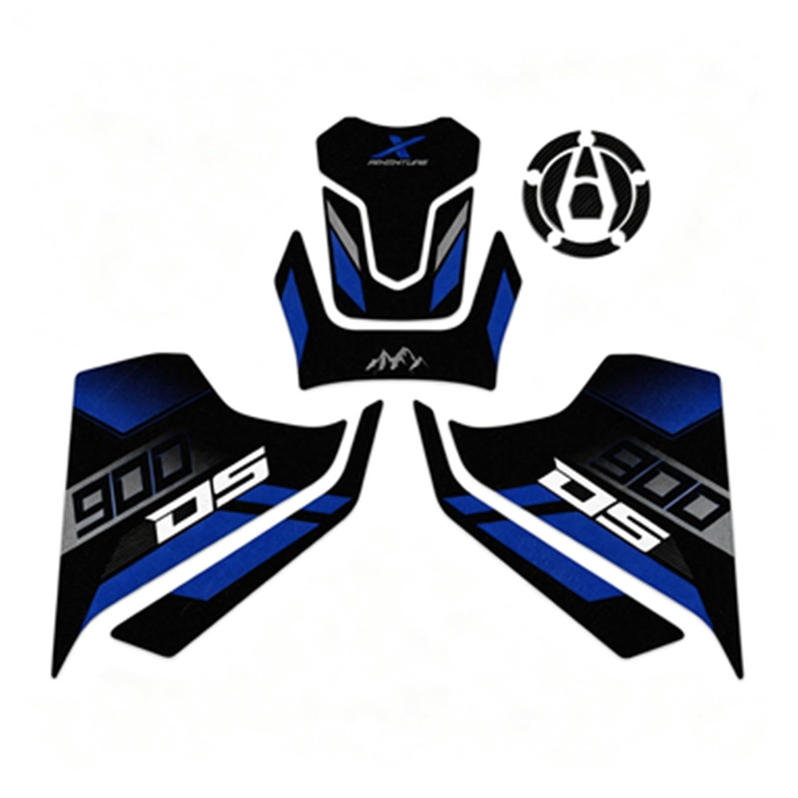 Motorcycle 900DSX Fuel Tank Pad Stickers Protector Anti Slip Decals Accessories for Voge for Valico 900 DSX 2024 Streetfighter(Color2)