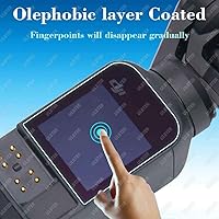 Vista 4 de Protector de pantalla de lente para DJI Osmo Pocket 2 / Pocket 1 [2+2 unidades] Negro Blanco, Osmo Pocket II 0.012 in 9H Dureza Cubierta de vidrio