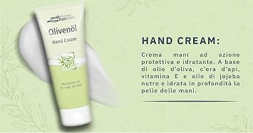 Medipharmacosmetics - 100ml Repair Hand Cream - Moisturising and Nourishing Hand Cream with Olive Oil for Velvety Soft Skin
