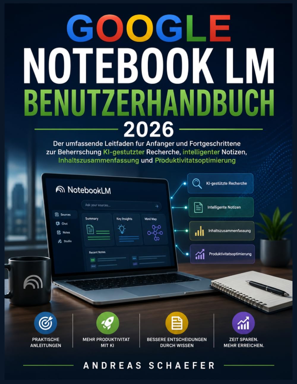 GOOGLE NOTEBOOK LM BENUTZERHANDBUCH 2026: Der umfassende Leitfaden fur Anfanger und Fortgeschrittene zur Beherrschung KI-gestutzter Recherche, ... und Produktivitatsoptimierung