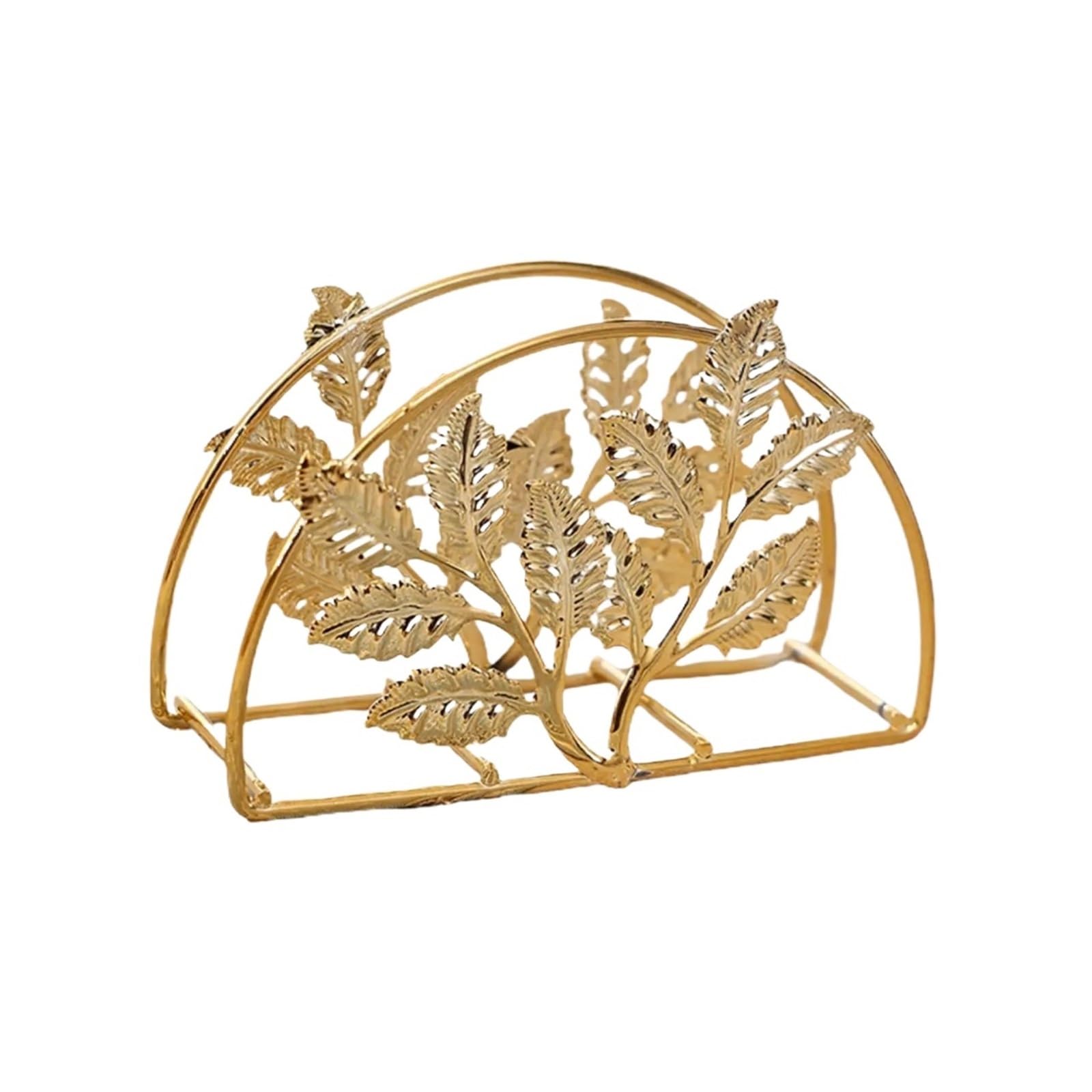 Napkin Holder Napkin Holder Iron Material Dispenser Holders Gold Tissue Paper For For Kitchen Coffee Shop Hotel(Gold-B)