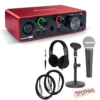 Focusrite Scarlett Solo3　フォーカスライト Amazon.co.jp: Focusrite フォーカスライト オーディオ