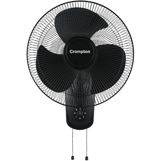 Crompton HISPEED Gale Classic 400 mm Wall Mount Fan Easy Nec