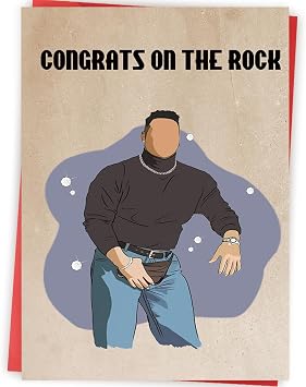Unique Engagement Cards Gifts for Couples Women Men, Congratulations Wedding Card for Friends