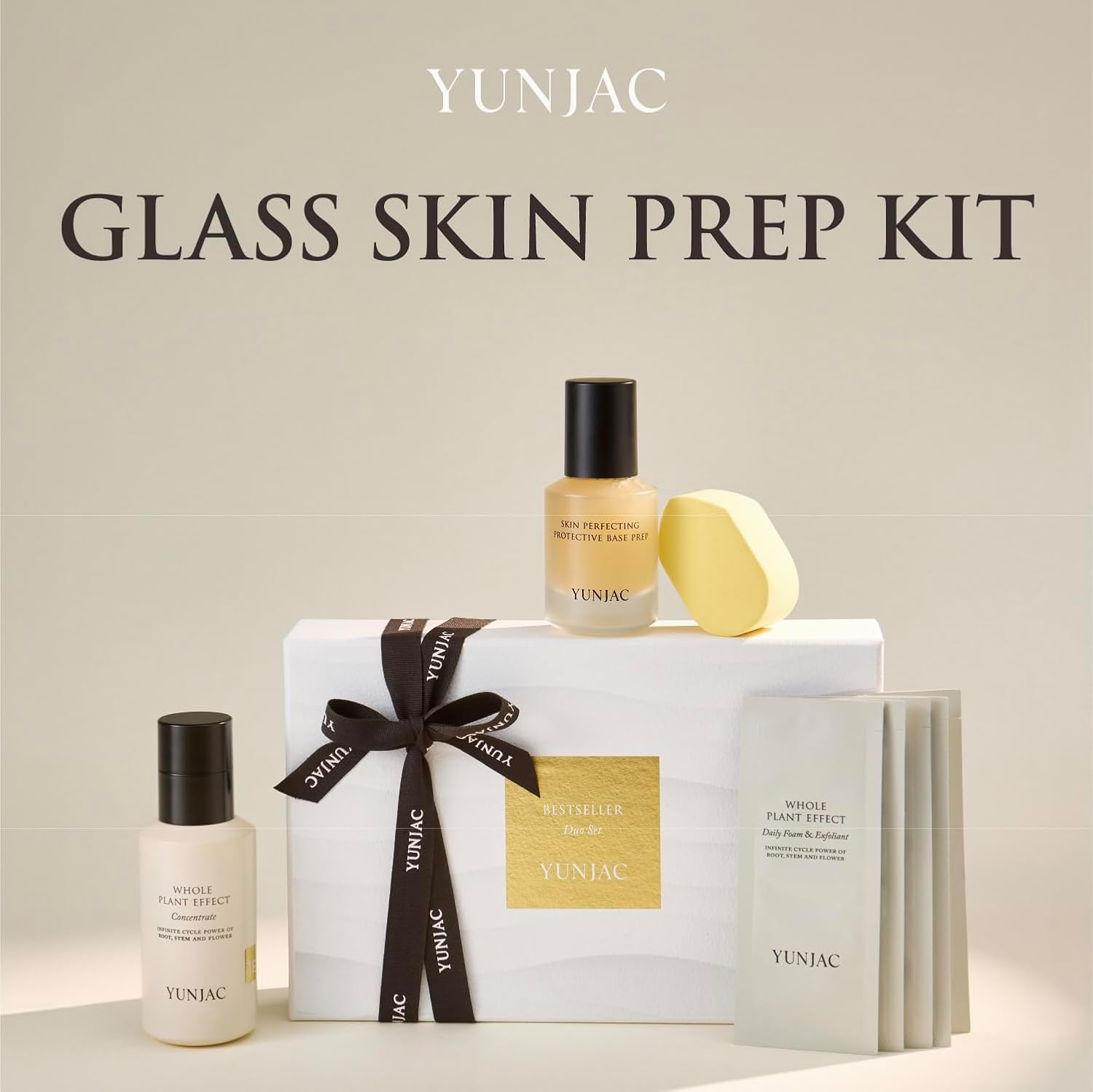 Glass Skin Prep Gift Set – Skincare & Makeup with Base Prep (0.84 fl oz), Concentra... - Image 2