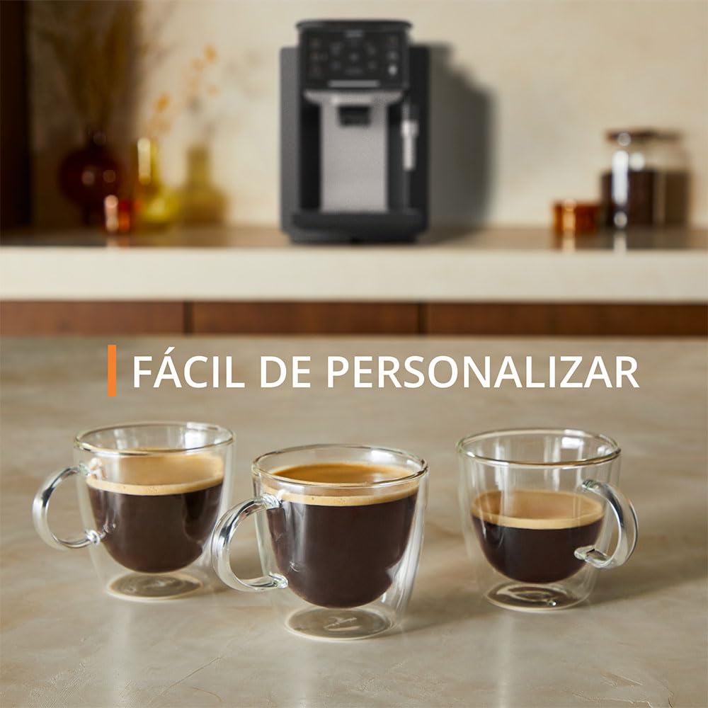 KRUPS Sensation C10 EA910A10 Cafetera Superautomática con Molinillo 15 Bares Negra