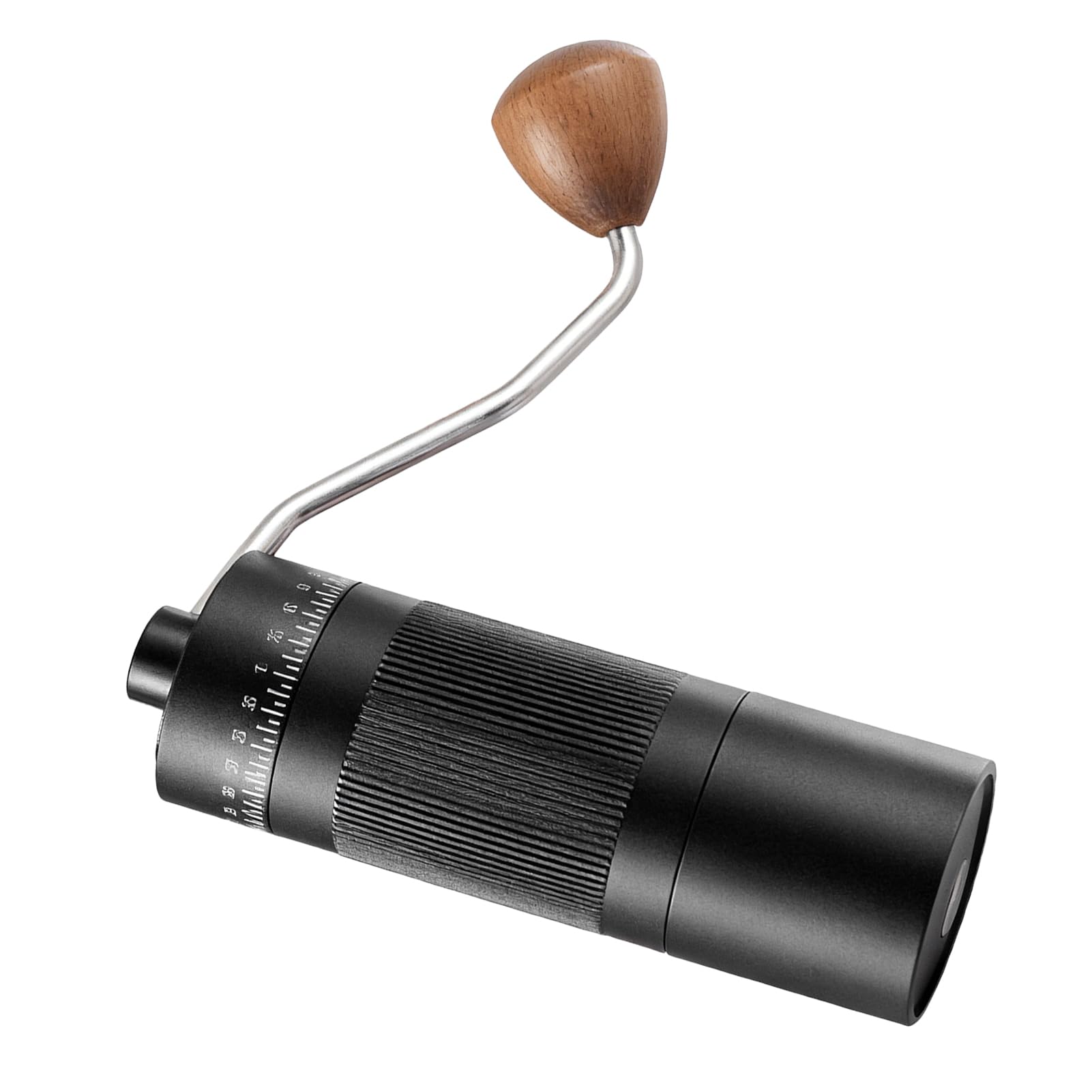 Huairdum Molinillo de café Manual, Molinillo de Rendimiento de Molienda Premium, de 55 Ajustes Ajustables para el Hogar, Viajes y Preparación de café (BLACK) (BLACK) () ()