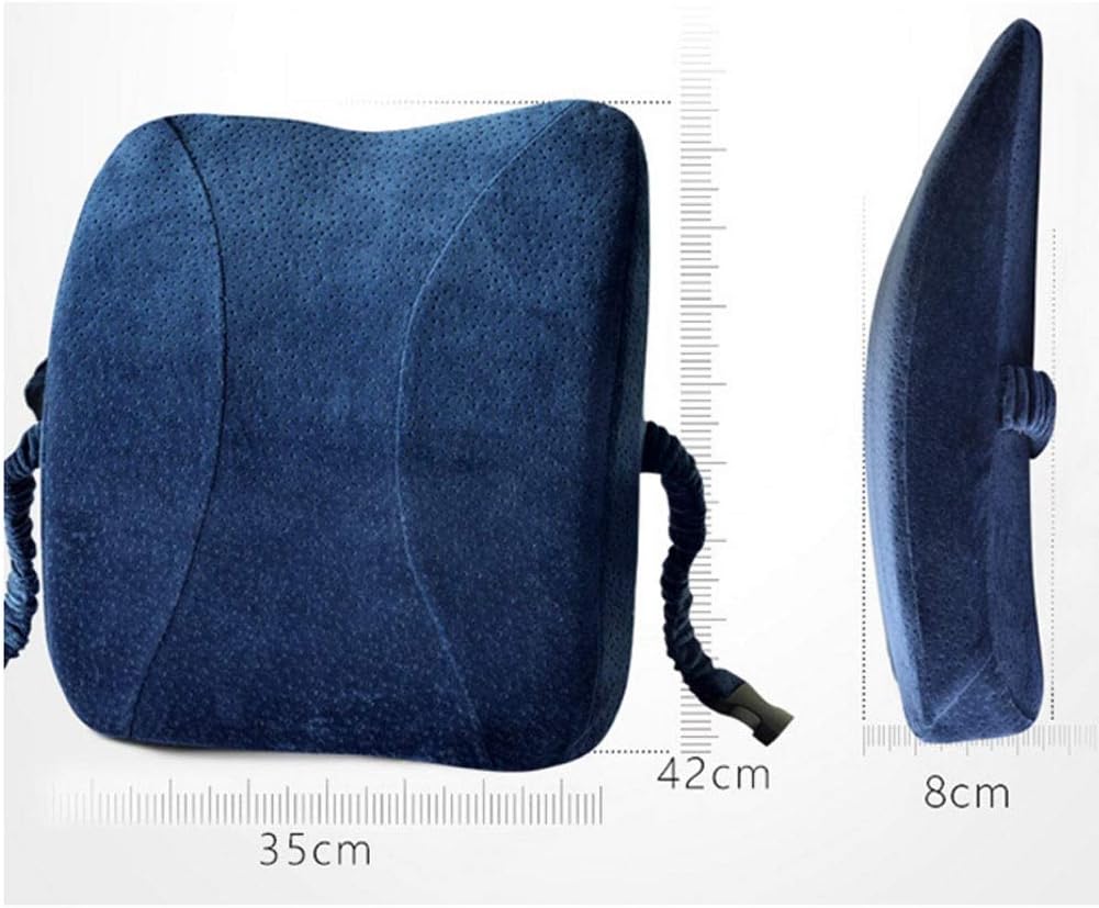車腰椎枕 - オフィス腰椎クッション、低反発チェア腰椎クッション、車腰椎枕