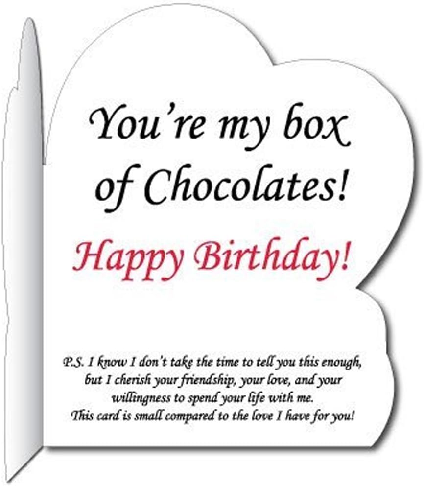 VictoryStore Giant Box of Chocolates Birthday Card with Envelope 18 inches x 24
