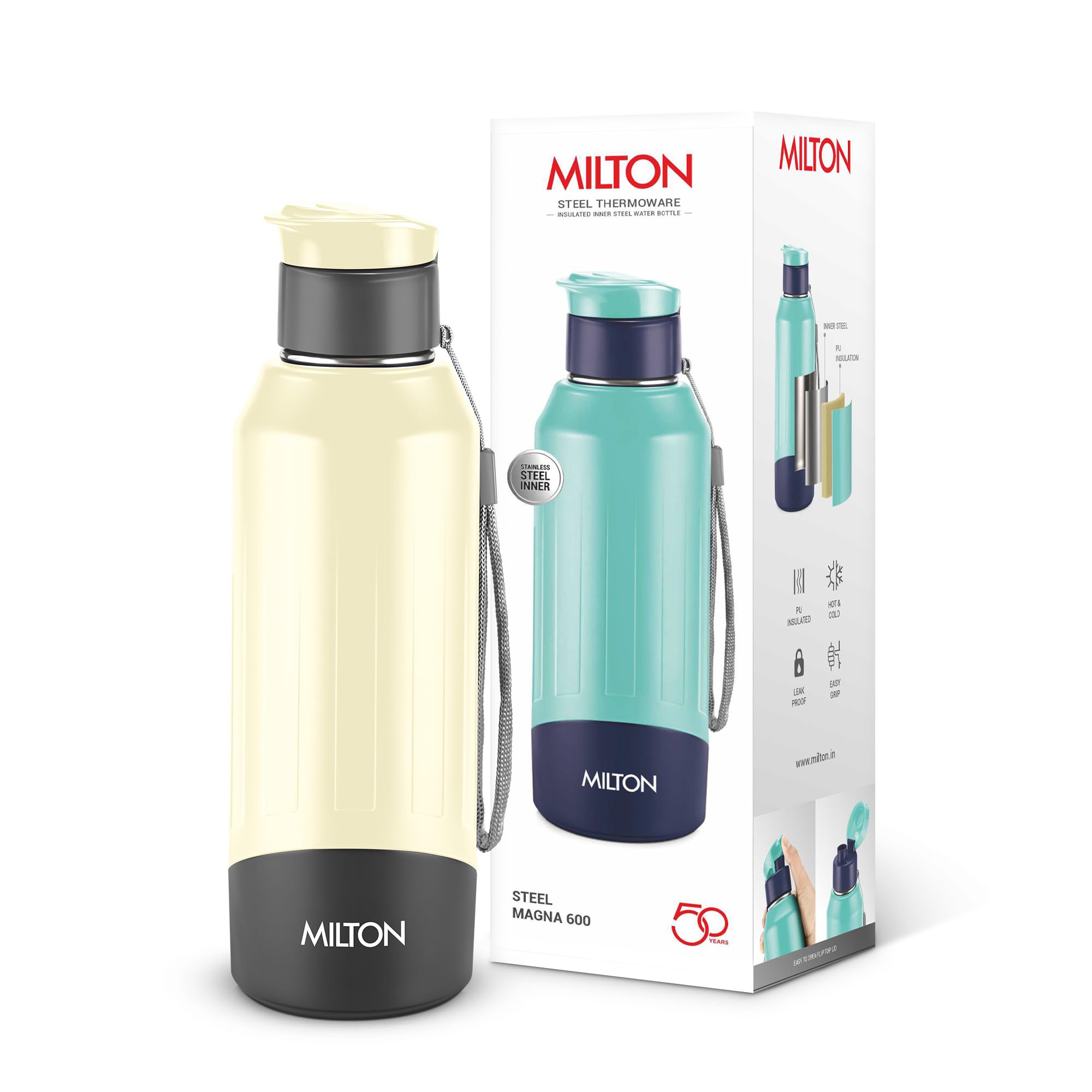 Milton Steel Thermoware - Hot & Cold Water Bottle -13 Milton Steel Thermoware - Hot & Cold Water Bottle -13