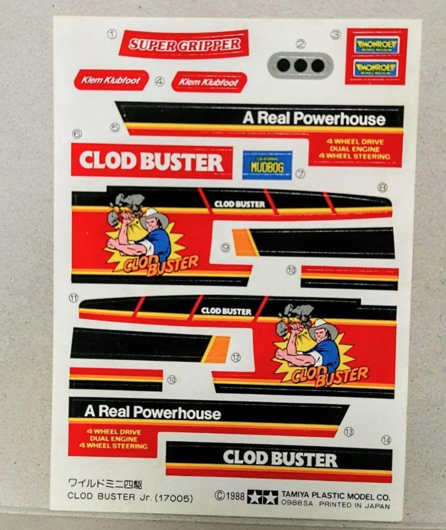 Amazon.co.jp: ワイルドミニ四駆 クラッドバスターJr. 1988年 小鹿
