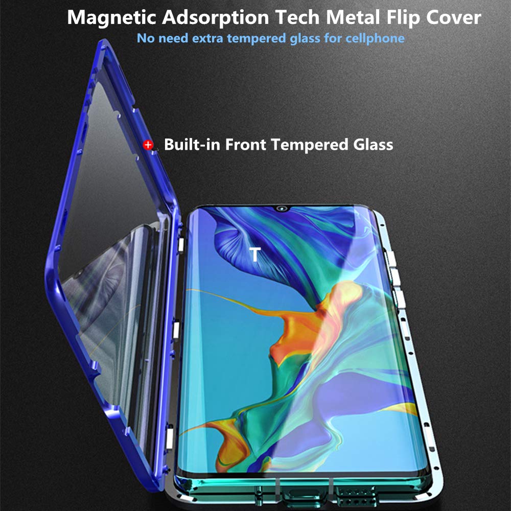 Cover per Huawei P30 (6,1 pollici) Flip Cover Magnetica Adsorbimento