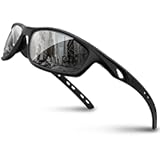 RIVBOS Protective Eyewear for Men&apos;s and Women&apos;s Fishing&comma; Cycling&comma; and Outdoor Activities 8z803-1 black&black