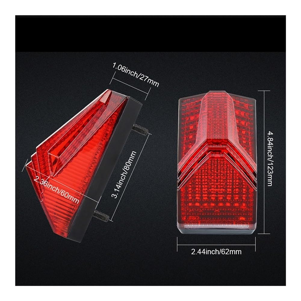 Freno Luce Stop Lampada Accessori Moto 1 Pz Fanale Posteriore A LED Con Luci Di Stop/luci Di Marcia/illuminazione Targa Per XR650L XR600R