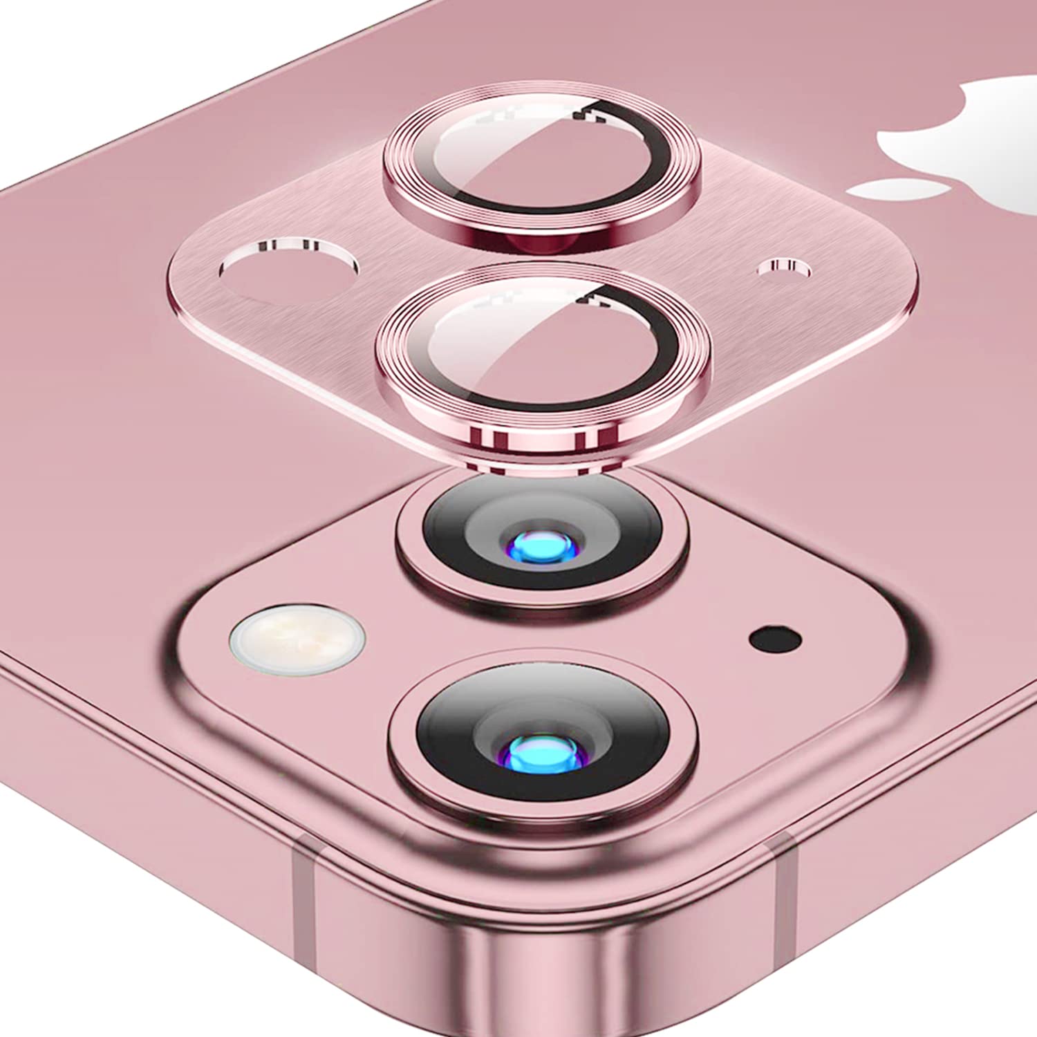 ZoRoll Camera Lens Protector Compatible with iPhone 13/13 mini, Full Coverage Metal Aluminium Cover