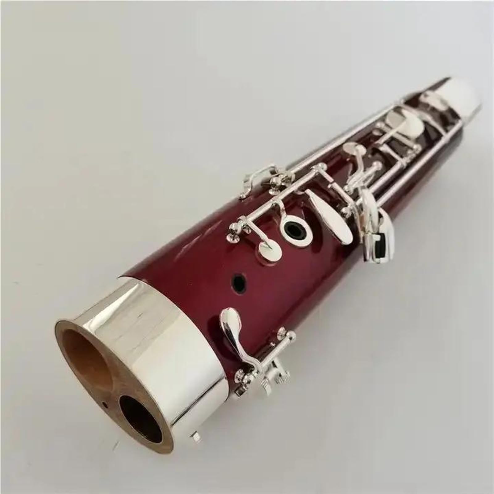 Corpo In Legno Di Acero Chiavi Placcate Argento Fagotto 17 Tasti Fagotto Tono C Con Custodia In Tela E Accessori Fagotto Per Principianti