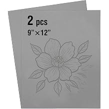 Falling in Art Professional Soft Linoleum Carving Block, 9 Inches by 12 Inches, Grey, 2-Pack