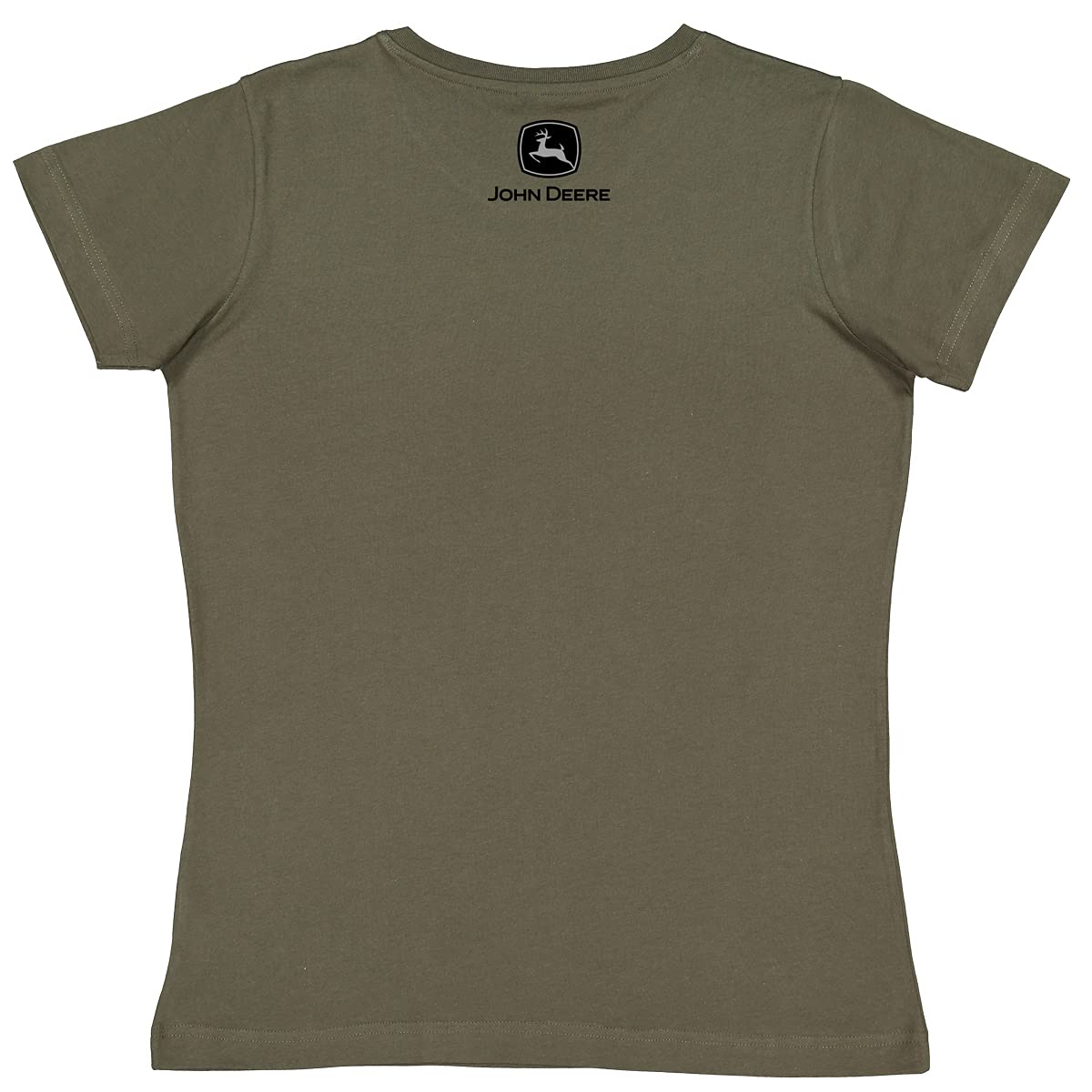John Deere Faith Family Farm T-shirt z dekoltem w kształcie litery U