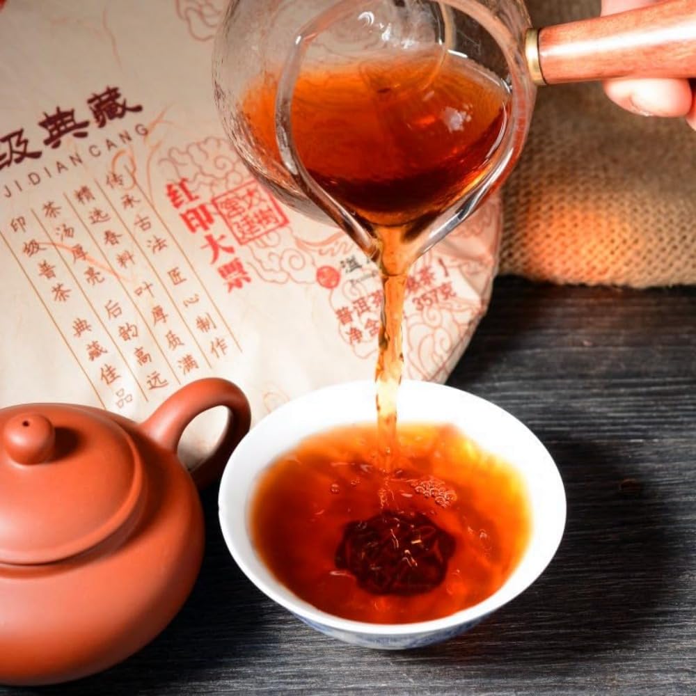Yunnan 357g Starożytne Drzewo Pu-erh Dojrzała Herbata - Najwyższej Jakości Fermentowana I Dojrzała Chińska Herbata Pu'er