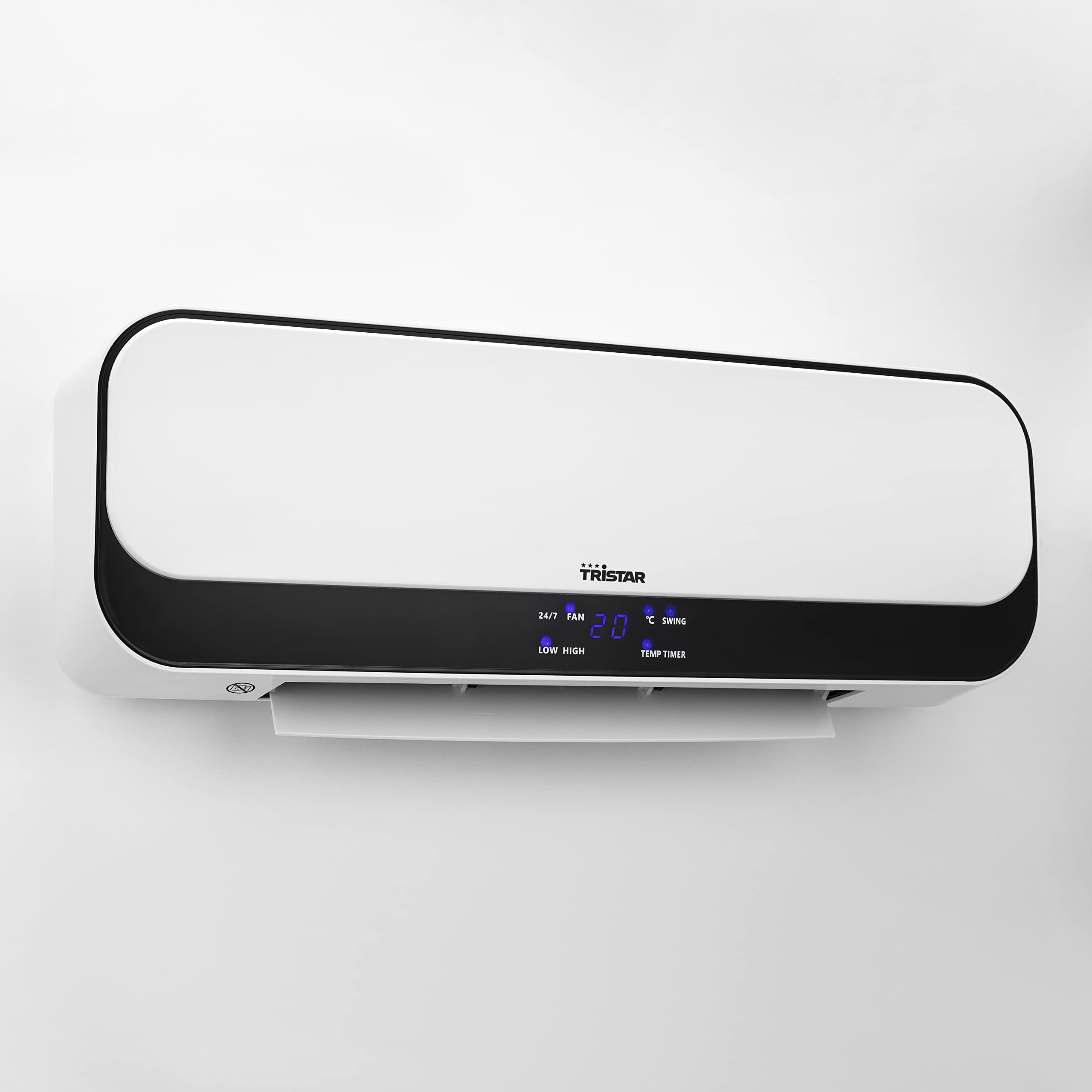 Tristar KA-5075 Calefactor eléctrico (cerámico) – PTC – Montaje en pared, Blanco
