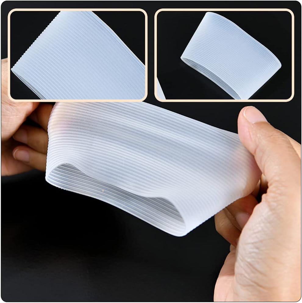 Cabilock 6-pack Silicone Mug Sleeves Non-Slip Cup Cover Heat Resistant Coffee Cup Holder Flexible Bottle Cover for Hot Water 4.52 X 4.52 X 2.36 in