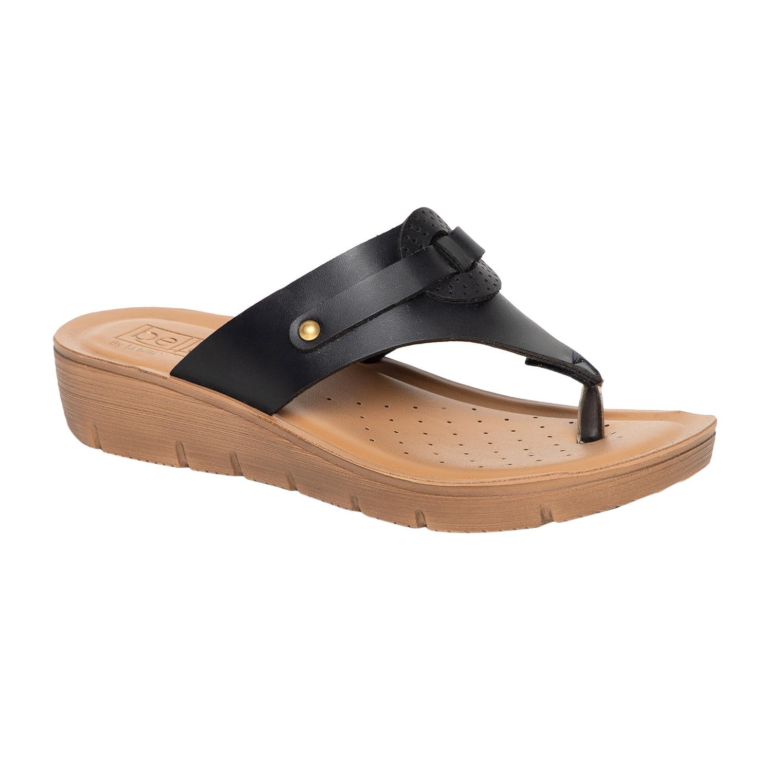 BELLA by Labella Womens Fashion Platform Slip-On Sandal – Comfortable, Lightweight, Slip-Resistant, Breathable – Ideal for Casual and Office Wear 24000105Black UK 3 (B0D1KFTL3K) Amazon Price History, Amazon Price Tracker