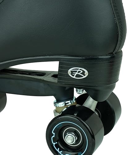 Miniatura 14 de Riedell Boost Roller Skates - Lightweight, Comfortable Indoor Quad Skates for Men and Women Beginner to Seasoned with Smooth Retro Build White