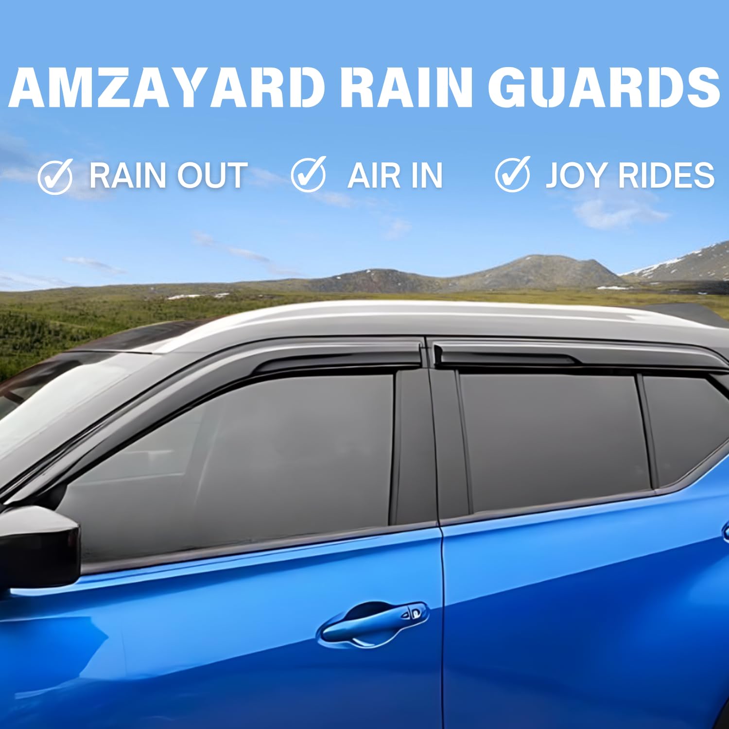 Amazon.com: Window Visors Rain Guards Compatible with 2019