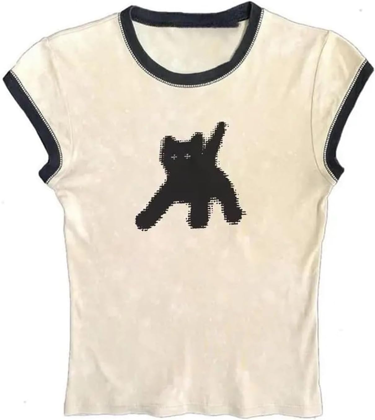 Y2k Graphic Baby Tee Women Grunge Emo Clothes Cute Aesthetic Crop Tops Alt Shirts