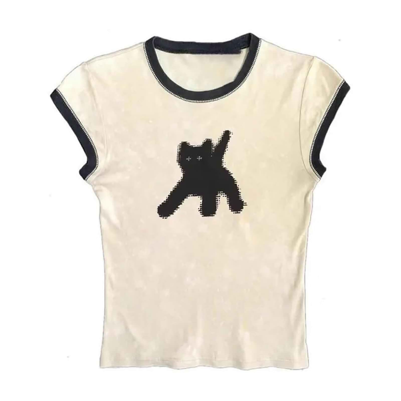 Y2k Graphic Baby Tee Women Grunge Emo Clothes Cute Aesthetic Crop Tops Alt Shirts Short Sleeve