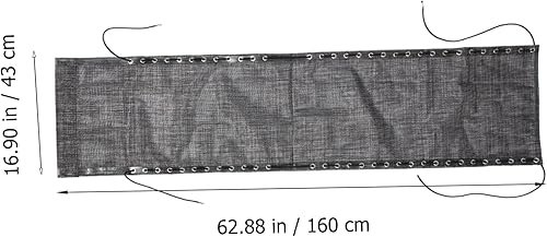 Miniatura 3 de GANAZONO 1 juego de silla de playa plegable para camping, tumbona de playa plegable, tumbona de lona elástica para césped, sala de estar, patio,