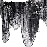 🎃Größe: Erweiterte Größe 215 cm * 500 cm. Sie können sie auf die gewünschte Länge zuschneiden oder mit einer Schere nach Bedarf Löcher in das Tuch schneiden.